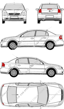 Opel Vectra limusina, 2002–2005 (Opel_096)