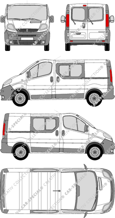 Opel Vivaro Kastenwagen, 2001–2006 (Opel_099)