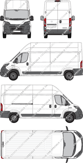 Opel Movano, furgone, L3H3, Rear Wing Doors, 1 Sliding Door (2024)