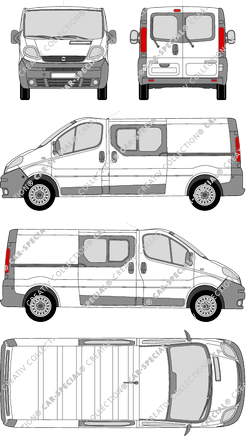 Opel Vivaro Kastenwagen, 2001–2006 (Opel_103)