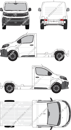 Opel Vivaro platform chassis, current (since 2024) (Opel_1058)