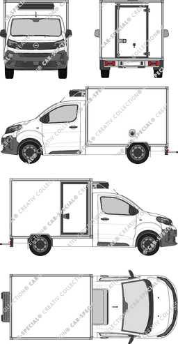 Opel Vivaro platform chassis, current (since 2024) (Opel_1059)