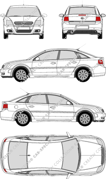 Opel Vectra GTS, GTS, C, Hatchback, 5 Doors (2002)