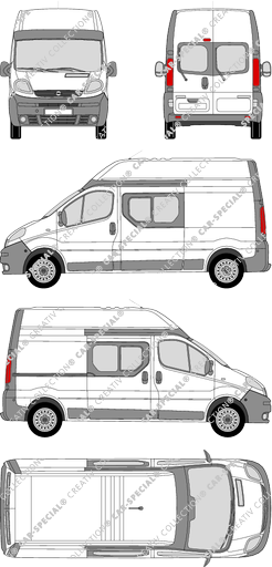 Opel Vivaro, 2003–2006 (Opel_122)