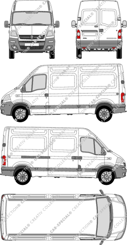 Opel Movano van/transporter, 2004–2009 (Opel_133)