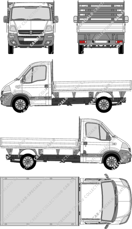 Opel Movano pianale, 2004–2009 (Opel_136)