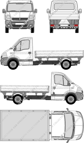 Opel Movano camión basculador, 2004–2009 (Opel_142)