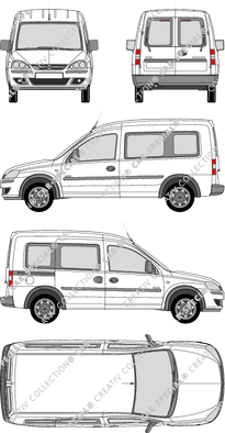 Opel Combo Combi, 2001–2010 (Opel_144)