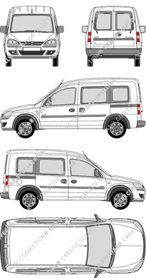 Opel Combo Combi van/transporter, 2001–2010 (Opel_145)