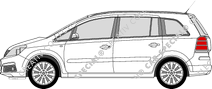 Opel Zafira station wagon, 2005–2011