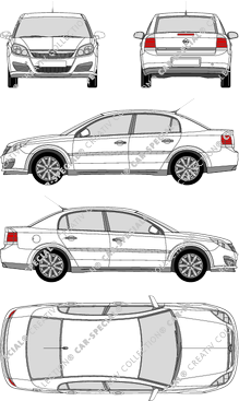 Opel Vectra limusina, 2005–2008 (Opel_153)