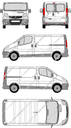 Opel Vivaro Kastenwagen, 2006–2014 (Opel_161)