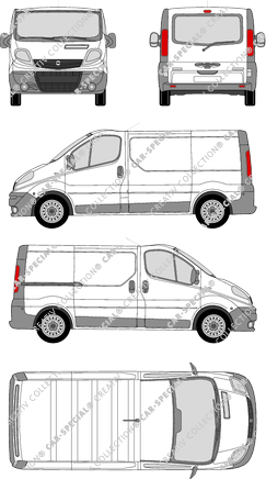 Opel Vivaro Kastenwagen, 2006–2014 (Opel_162)