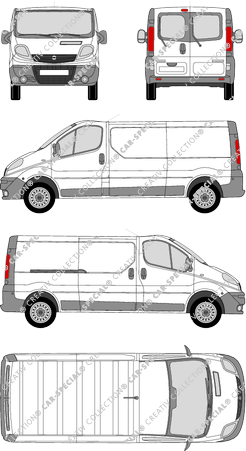 Opel Vivaro Kastenwagen, 2006–2014 (Opel_164)