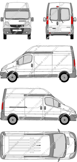 Opel Vivaro furgone, 2006–2014 (Opel_168)