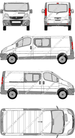 Opel Vivaro fourgon, 2006–2014 (Opel_175)