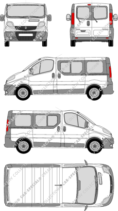 Opel Vivaro Combi Kleinbus, 2006–2014 (Opel_179)