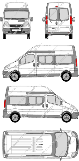 Opel Vivaro Combi, 2006–2014 (Opel_188)