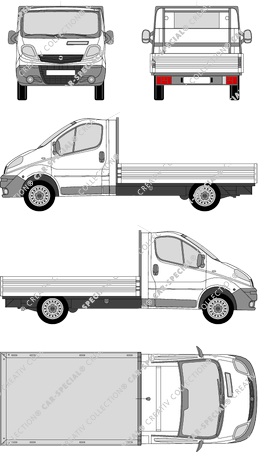 Opel Vivaro Niederflur, low-floor, platform, L2H1, single cab (2006)