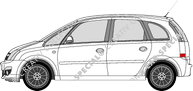 Opel Meriva Station wagon, 2007–2010