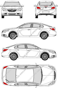 Opel Insignia, Kombilimousine, 5 Doors (2008)