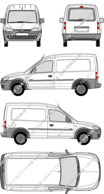 Opel Combo furgón, 2009–2012 (Opel_202)