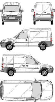Opel Combo van/transporter, 2009–2012 (Opel_206)