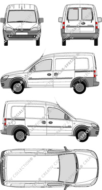 Opel Combo Kastenwagen, 2009–2012 (Opel_210)