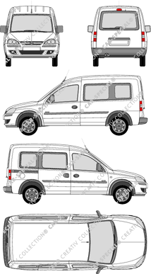 Opel Combo Combi furgón, 2009–2012 (Opel_211)