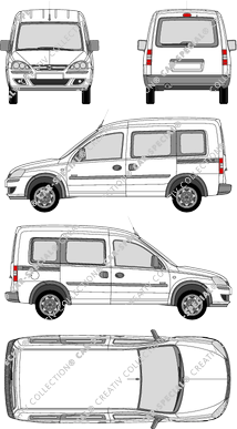 Opel Combo Combi van/transporter, 2009–2012 (Opel_212)