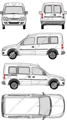 Opel Combo Combi fourgon, 2009–2012 (Opel_213)