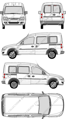 Opel Combo Combi fourgon, 2009–2012 (Opel_214)