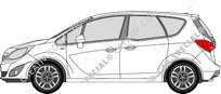 Opel Meriva station wagon, 2010–2014