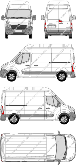 Opel Movano fourgon, 2010–2019 (Opel_230)