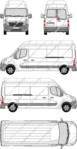 Opel Movano fourgon, 2010–2019 (Opel_240)