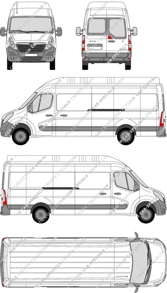 Opel Movano Kastenwagen, 2010–2019 (Opel_256)