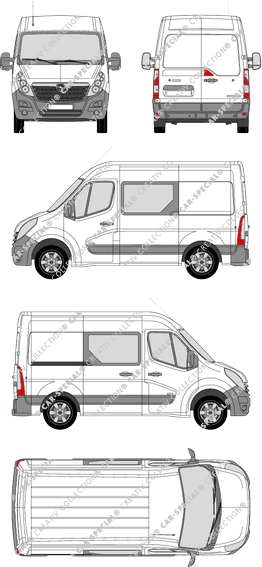 Opel Movano Kastenwagen, 2010–2019 (Opel_261)