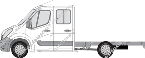 Opel Movano Chassis for superstructures, 2010–2019