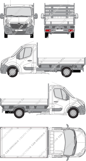 Opel Movano camión basculador, 2010–2019 (Opel_292)