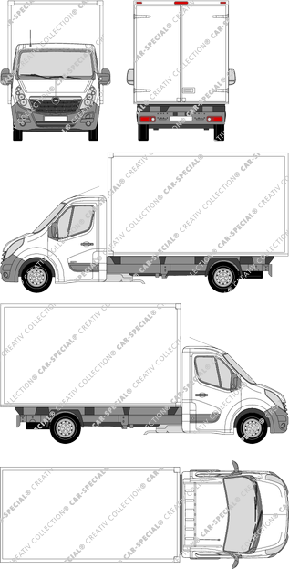 Opel Movano Kofferaufbau, 2010–2019 (Opel_295)