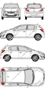 Opel Corsa, 2011–2015 (Opel_304)