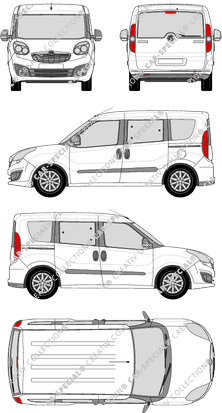 Opel Combo Combi van/transporter, 2012–2018 (Opel_309)