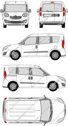 Opel Combo Combi furgón, 2012–2018 (Opel_310)