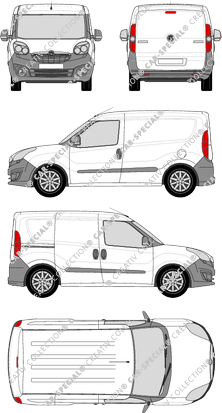 Opel Combo furgone, 2012–2018 (Opel_313)