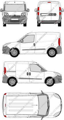 Opel Combo furgone, 2012–2018 (Opel_316)