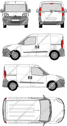 Opel Combo furgone, 2012–2018 (Opel_326)