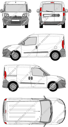 Opel Combo furgone, 2012–2018 (Opel_328)