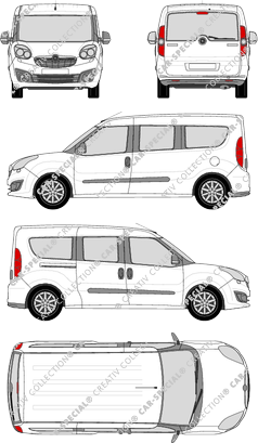 Opel Combo Combi furgón, 2012–2018 (Opel_336)