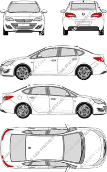 Opel Astra Limousine, 2012–2018 (Opel_354)