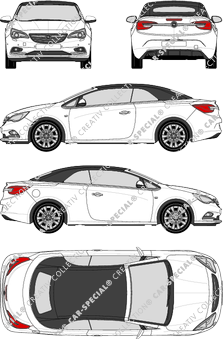 Opel Cascada, cabriolet, 2 Doors (2013)